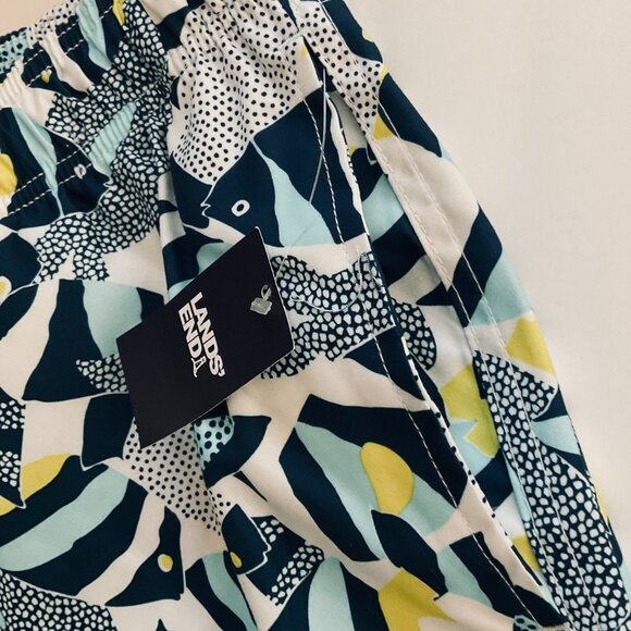 LANDS' END Men's "Volley" Swim Trunks NWT Size XL - Picture 4 of 5
